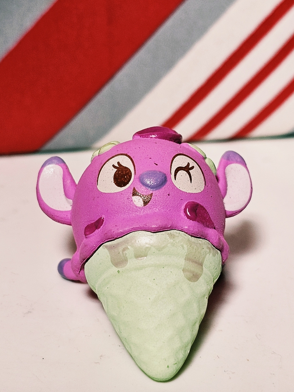 Disney Pink & Mint Ice Cream Animal Figure